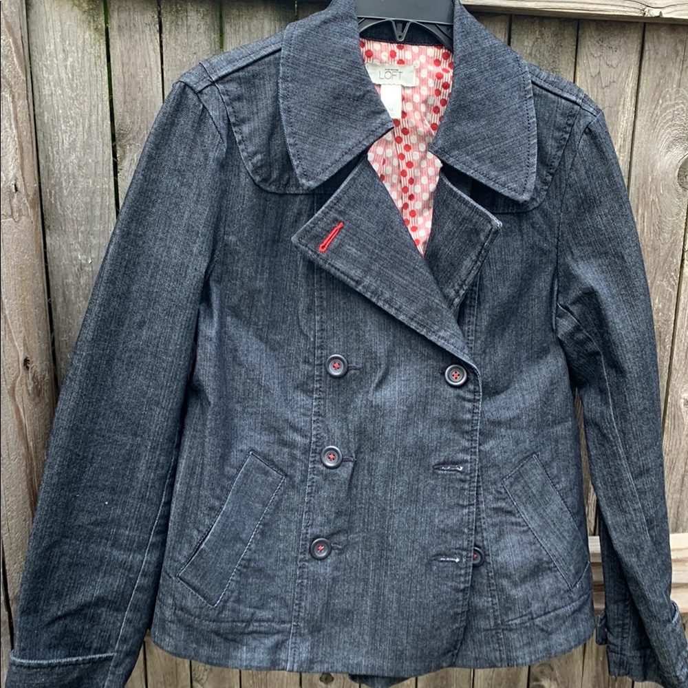 Loft Medium Denim Jacket!! - image 1